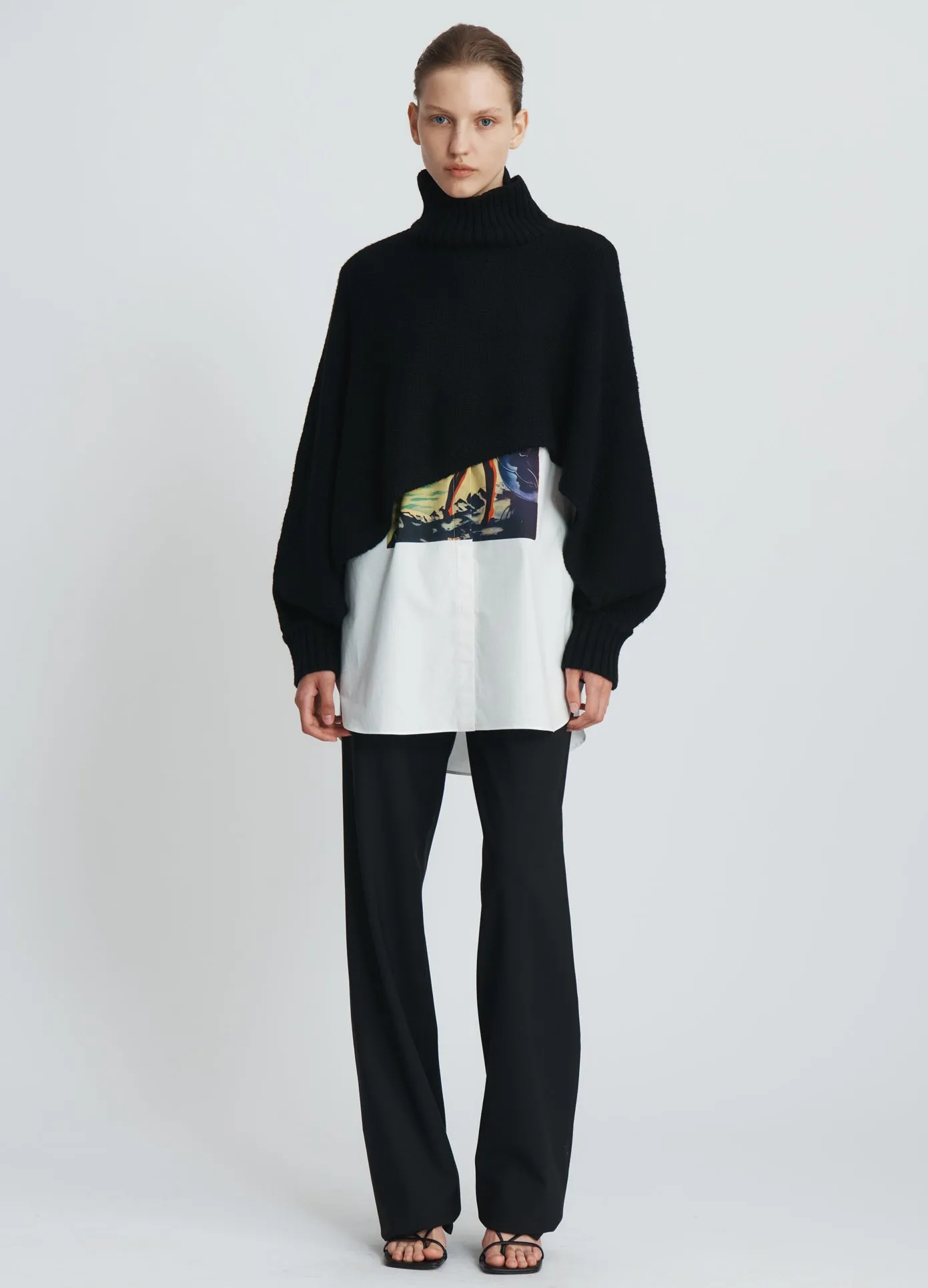 Cropped Sweater Bib