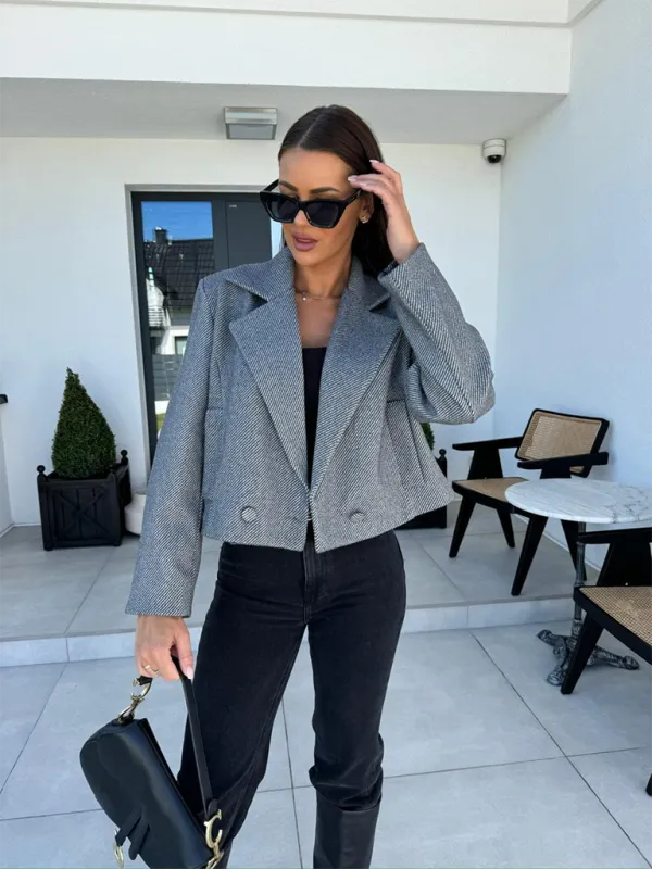 Cropped Tweed Blazer for Every Occasion