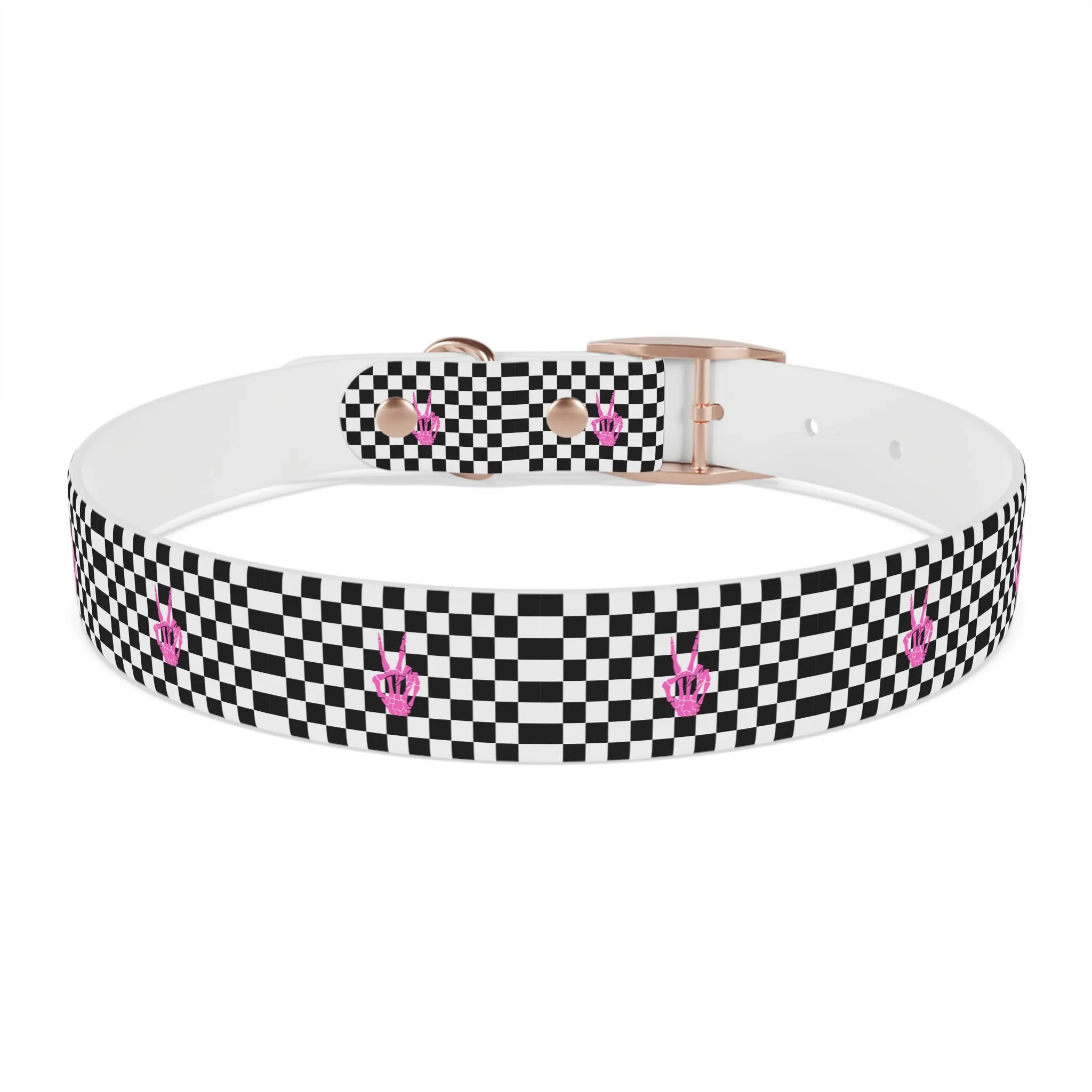 Emo Skeleton Pet Collar
