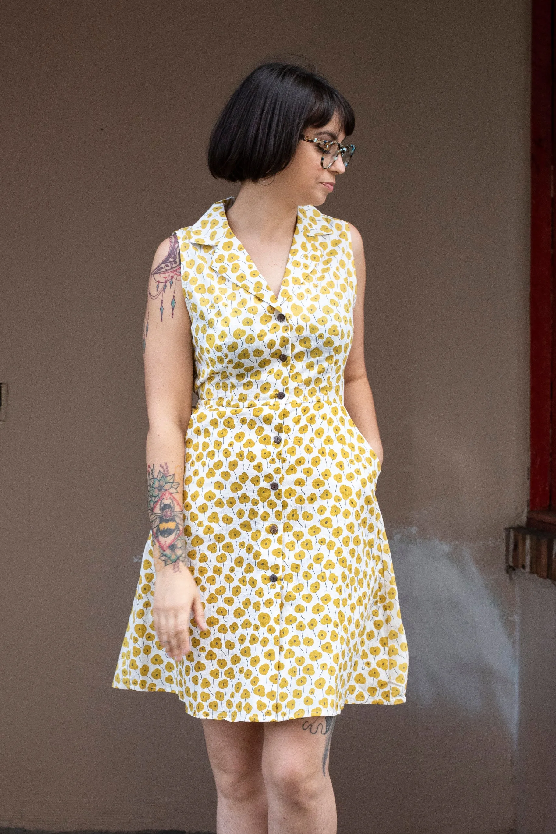 Floral Shirt Dress