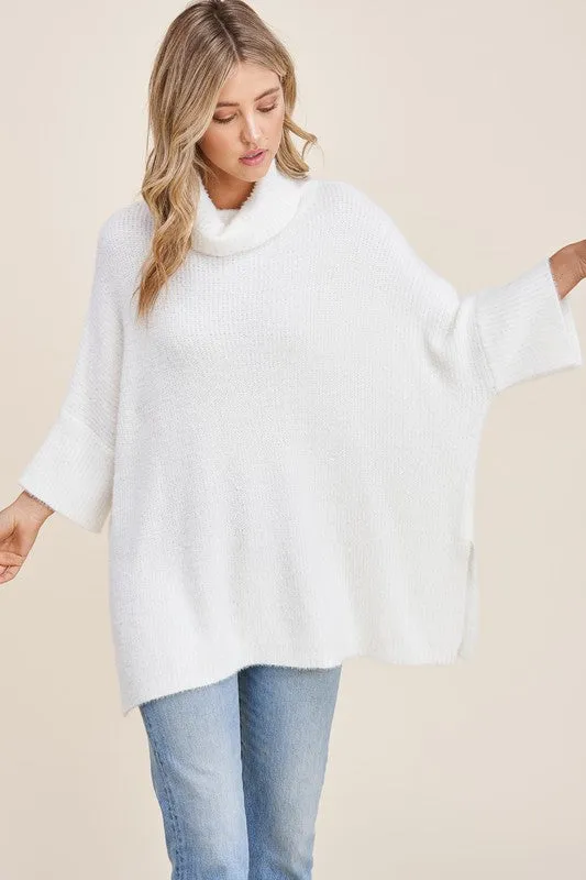 Ivory Soft Poncho