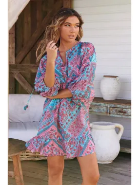 JAASE PLUS Luana Print Zarina Mini Dress