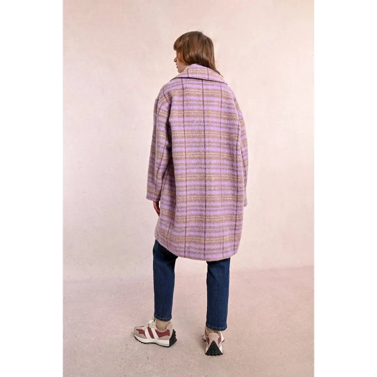 Molly Bracken Checked Overcoat