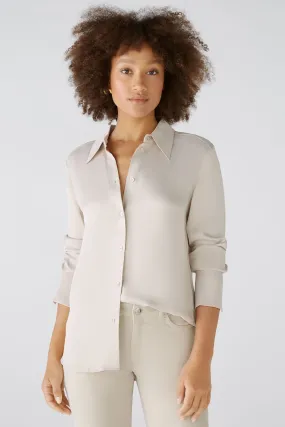 Oui 89110 Light Stone Blouse