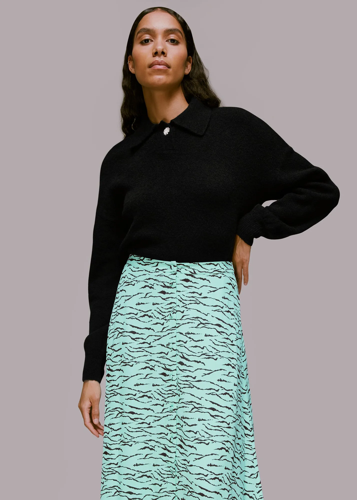 Tiger Print Skirt