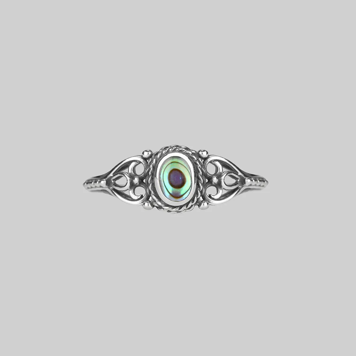 TOXIC MERMAID. Antique Abalone Shell Ring